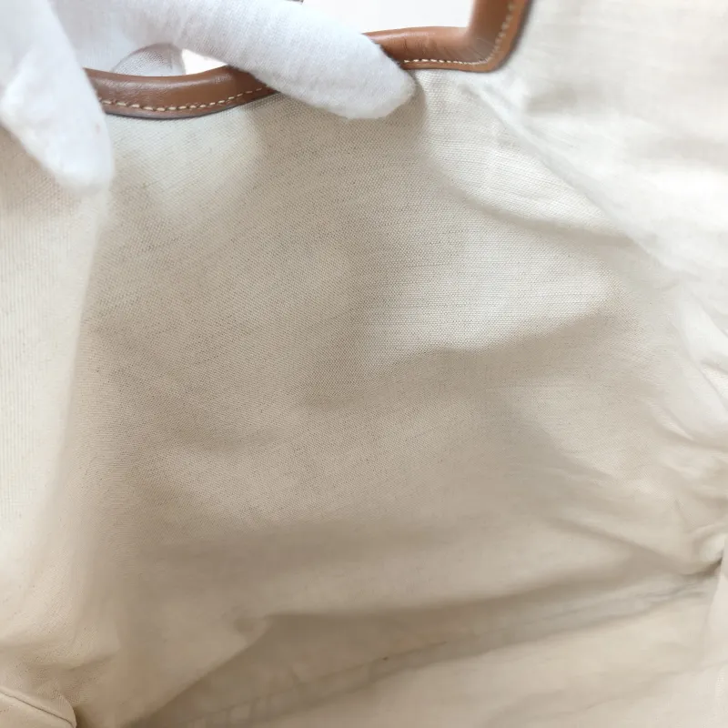 Miumiu Shoulder Bag IVY Tote Shopping Tote Beige Brown Canvas Medium 35*40 — detail view 1 of 10