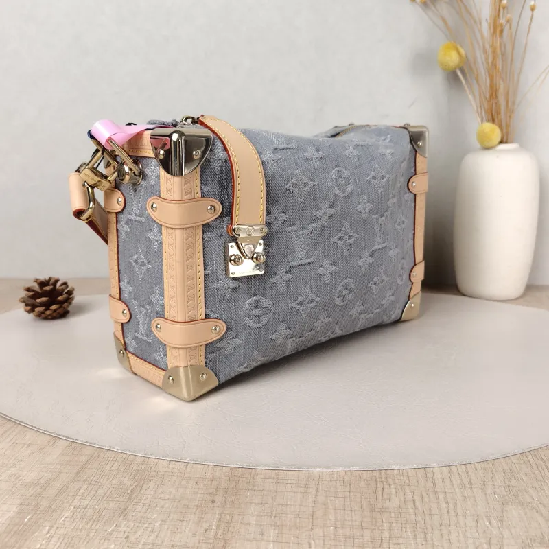 Louis Vuitton Crossbody Bag Side Trunk Box Grey Medium 23.5 × 8.5 × 16 cm — cover view 4 of 5