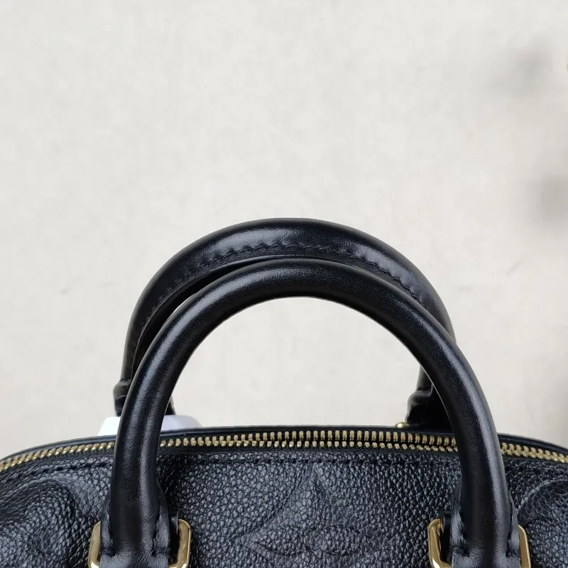 Louis Vuitton Crossbody Bag Speedy20 Black Monogram Empreinte Embossed Calfskin Small 20.5 × 12 × 13.5 cm — detail view 13 of 13