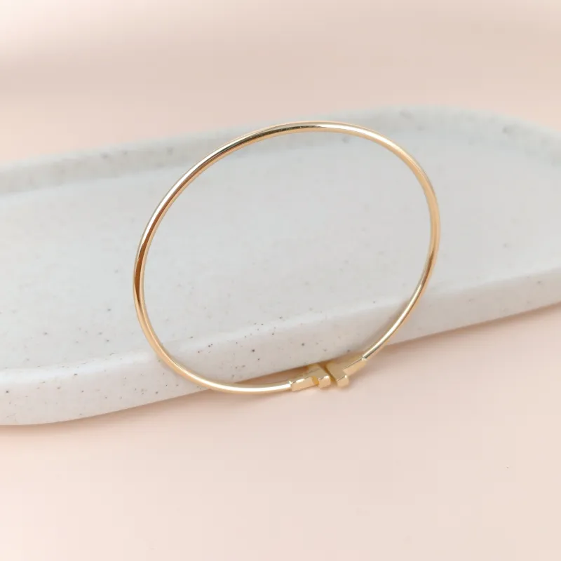 Tiffany&Co. Bangle T Collection T Yellow Gold Yellow Gold 18KY ellow Gold One Size17.1cm โ cover view 6 of 7