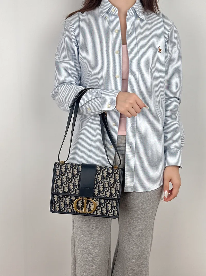DIOR Crossbody Bag30Montaigne 30 Edition Canvas Medium24 × 8 × 17 cm — on-model view 3 of 3