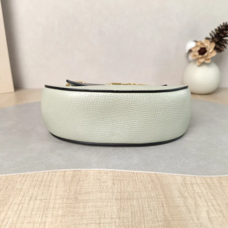 Chloé Crossbody Bag drew Green Calfskin One Size 19.5 × 6.5 × 16 cm — cover view 3 of 6