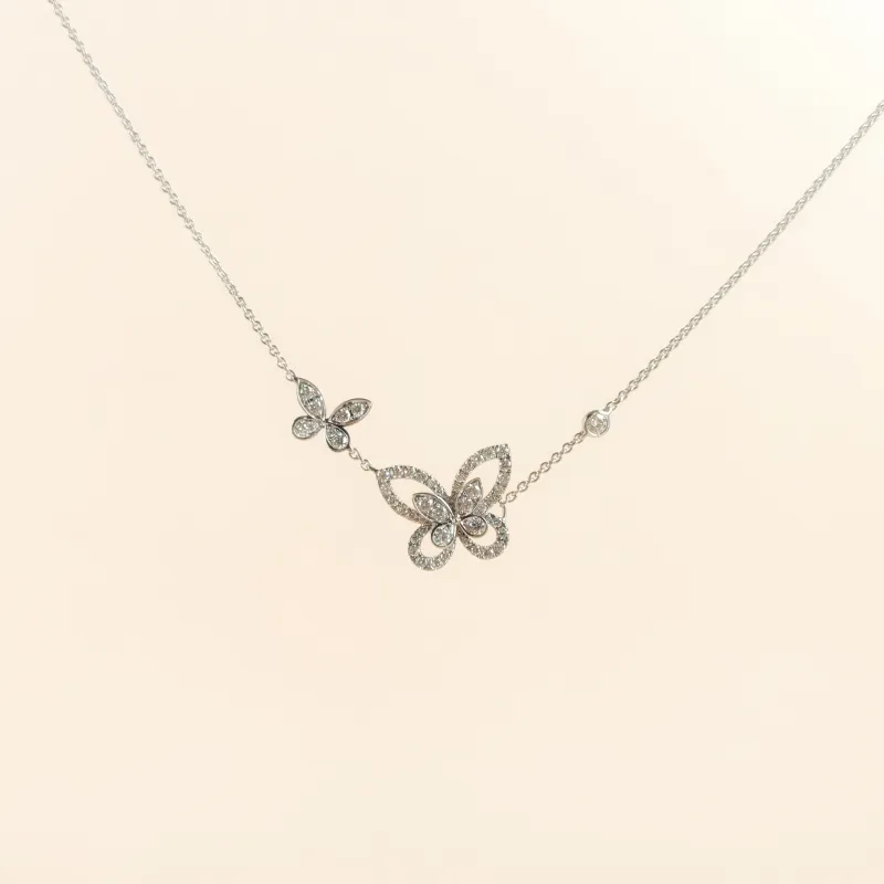 GRAFF Necklace Collection Necklace Silver 18KW hite Gold 42cm