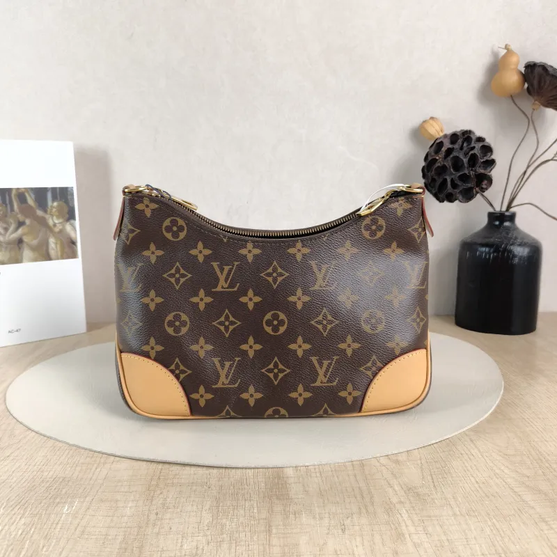 Louis Vuitton Crossbody Bag Boulogne PVC Small 26 × 9.5 × 16 cm