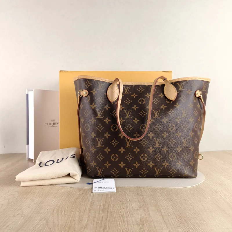 Louis Vuitton Shoulder Bag Neverfull Monogram PVC Medium 31 × 14 × 28 cm — cover view 5 of 5