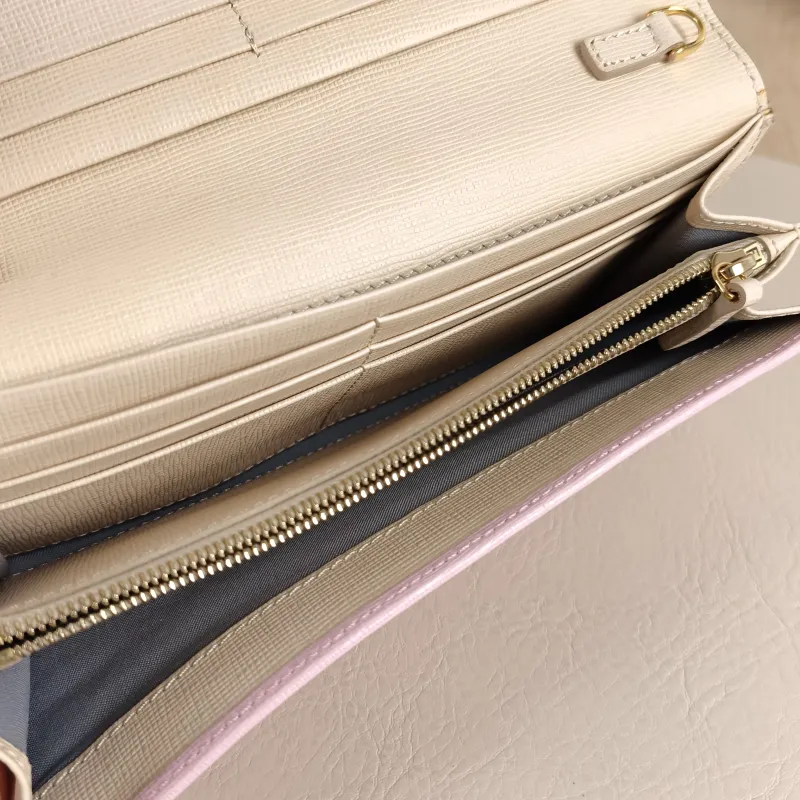 FENDI Crossbody Bag Crossbody Bag Pink Colorblock Calfskin One Size 19 × 2 × 9.5 cm — detail view 1 of 9
