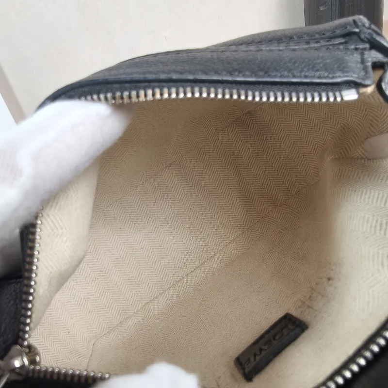 LOEWE Crossbody Bag Puzzle Black CC alfskin Mini 18 × 8 × 12.5 cm — detail view 6 of 11
