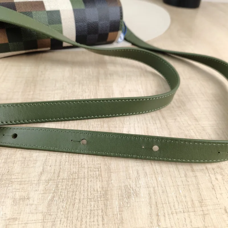 Louis Vuitton Crossbody Bag Steamer Box Green PVC Mini 18 × 6.5 × 11 cm — detail view 5 of 13