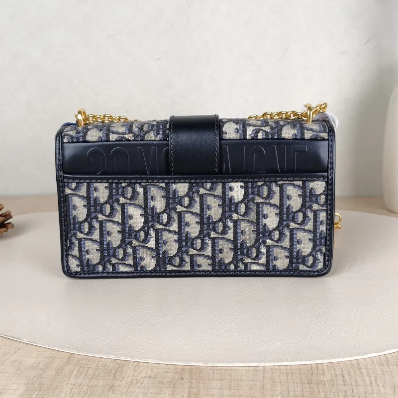 DIOR Crossbody Bag30 Montaigne East-West 30Blue Canvas Small21 × 6 × 12 cm — cover view 5 of 5