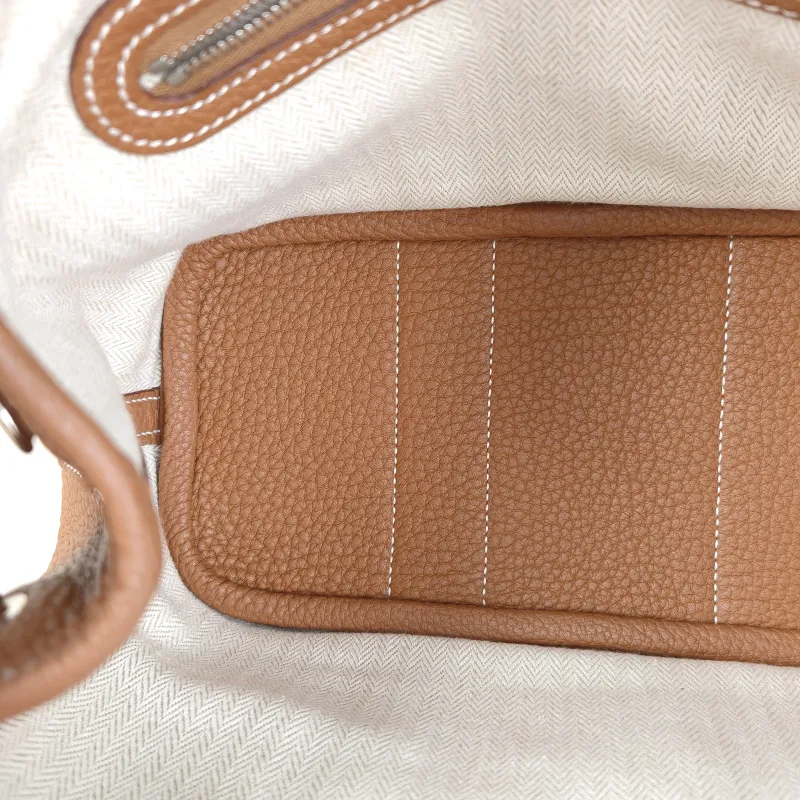 Hermès Top Handle Bag Neo Garden 23 Mini37 Brown Negonda Calfskinmini23 × 10 × 16 cm — detail view 5 of 9