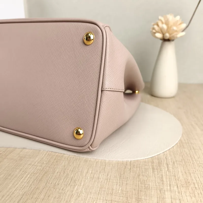 PRADA Top Handle Bag Galleria Galleria Bag Pink Calfskin One Size34 × 15 × 24 cm — detail view 10 of 13