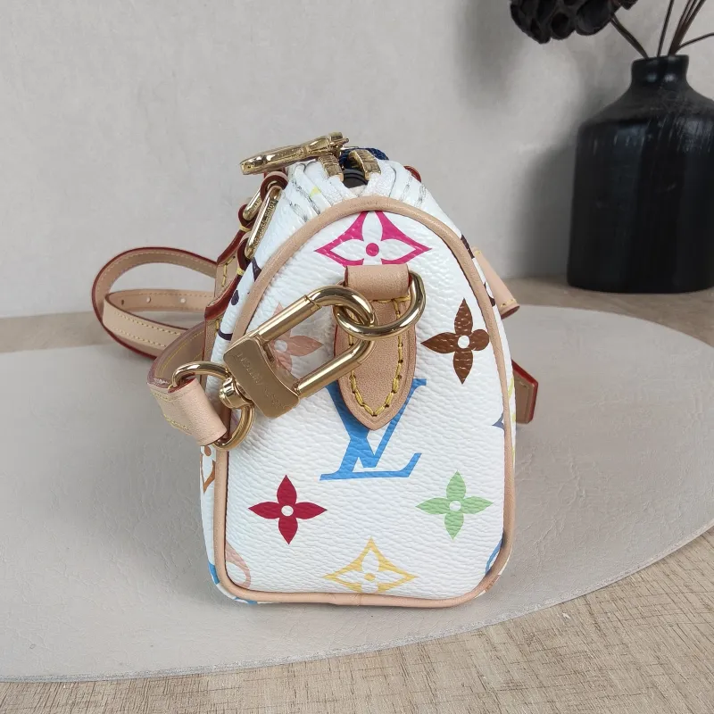 Louis Vuitton Crossbody Bag Speedy Nano Multicolore PVC nano 16 × 7.5 × 10 cm — detail view 6 of 10