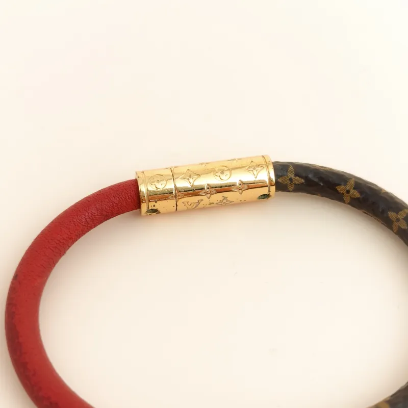 Louis Vuitton Bangle Bangle Colorblock PVC · Calfskin One Size 16.5cm — cover view 2 of 6