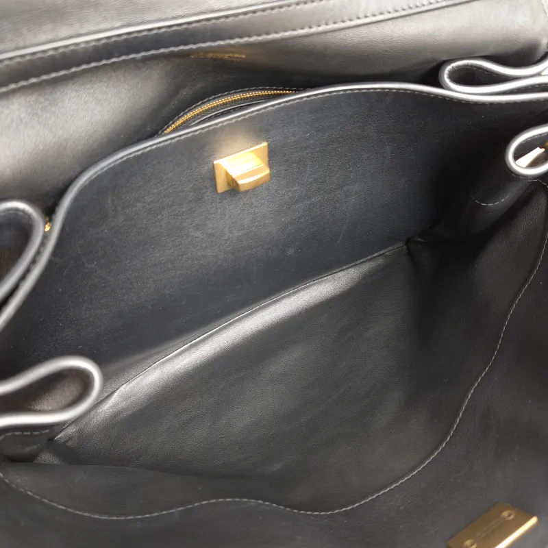 BALENCIAGA Crossbody Bag RODEO Black CC alfskin Medium35 × 11 × 23.5 cm — detail view 6 of 12