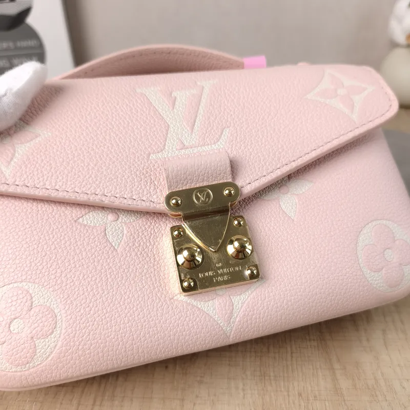 Louis Vuitton Crossbody Bag Pochette Métis East West Monogram Empreinte Embossed Calfskin Small 21.5 × 6 × 13.5 cm — detail view 2 of 14