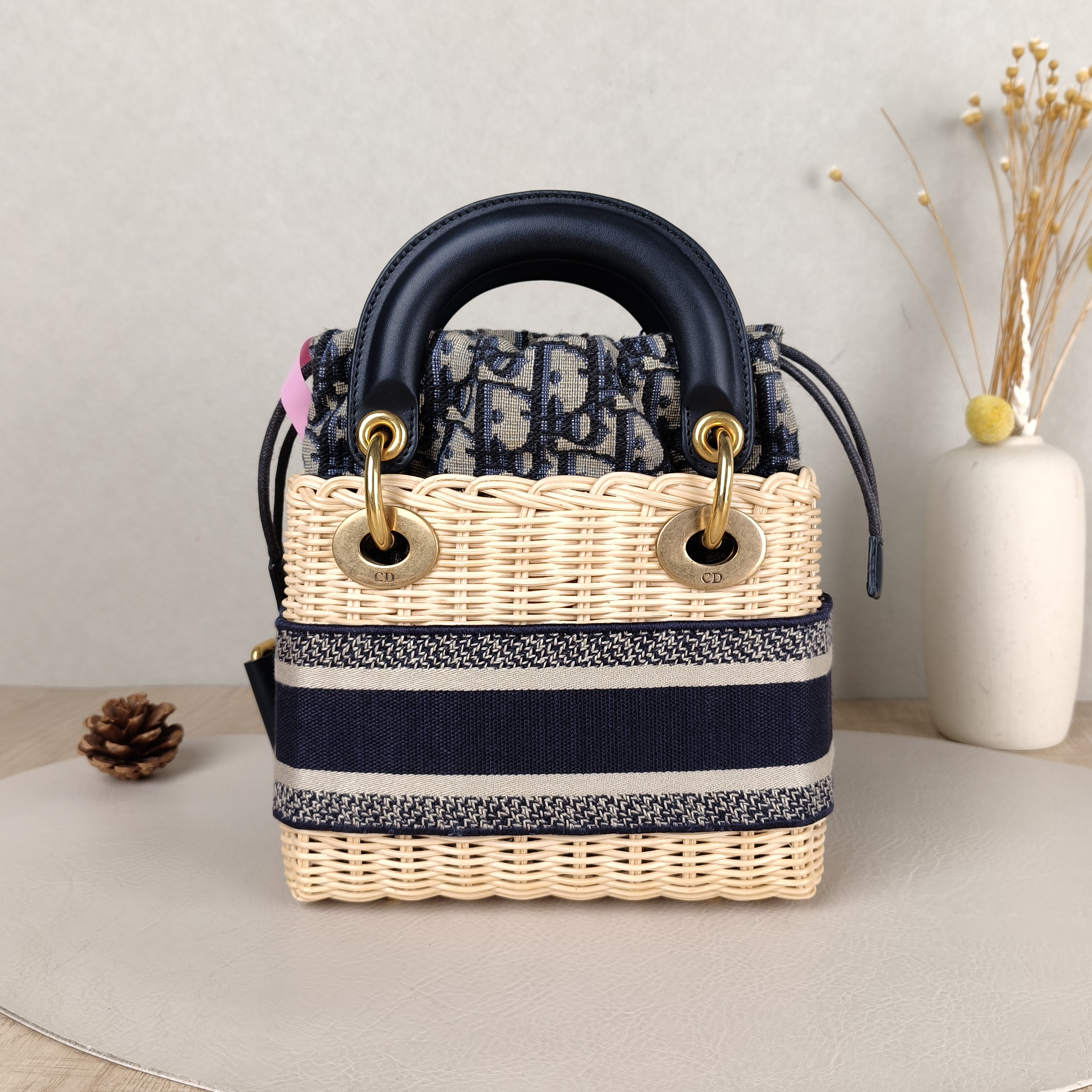 DIOR Crossbody Bag Lady Lady Dior Bag Blue mini17 × 7 × 15 cm — cover view 2 of 5