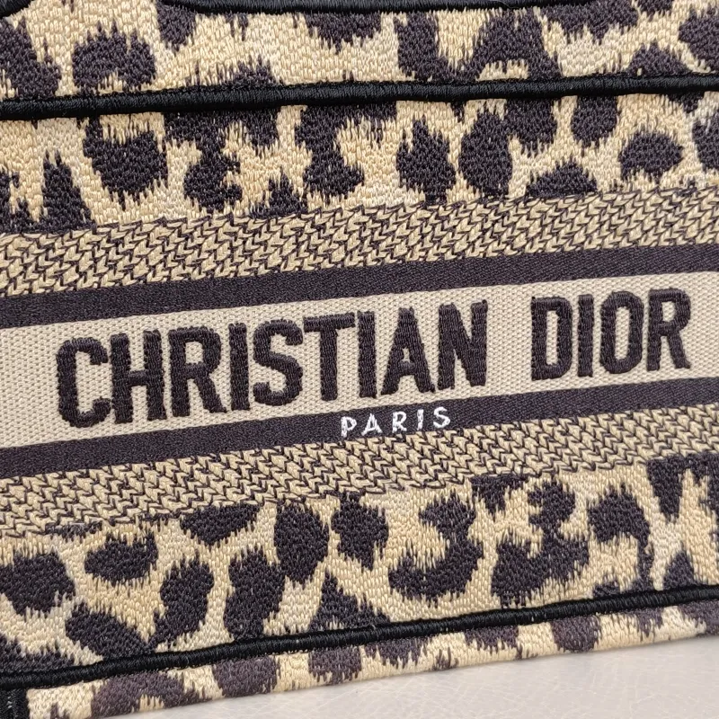 DIOR Top Handle Bag Book Tote Canvas Mini 22.5 × 6 × 15 cm — detail view 4 of 8