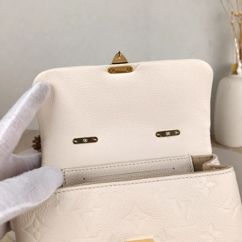 Louis Vuitton Crossbody Bag MADELEINE White Empreinte Embossed Calfskinnano21 × 6 × 12.5 cm — detail view 4 of 11