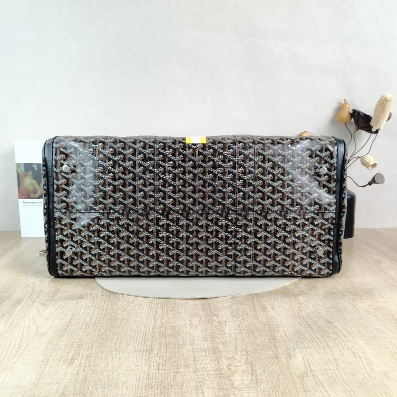 GOYARD Top Handle Bag Croisiere Black PVC One Size 53 × 25 × 25 cm — cover view 3 of 5