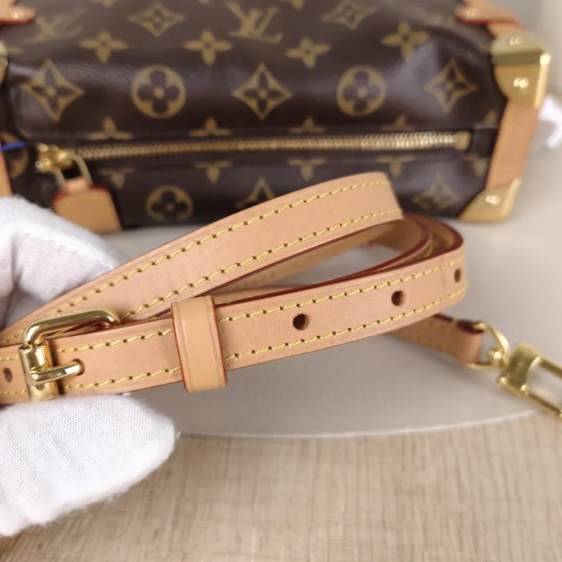 Louis Vuitton Crossbody Bag Side Trunk Box Monogram PVC Medium 23.5 × 8.5 × 16 cm — detail view 6 of 11