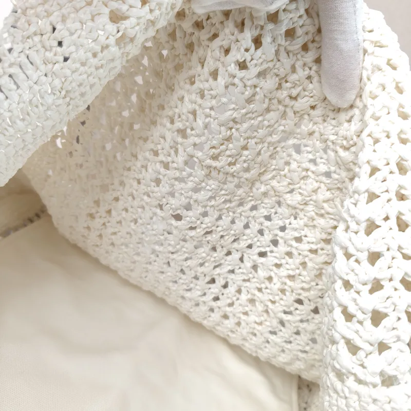 Miumiu Shoulder Bag Woven White Woven One Size36 × 9 × 37 cm — detail view 7 of 9
