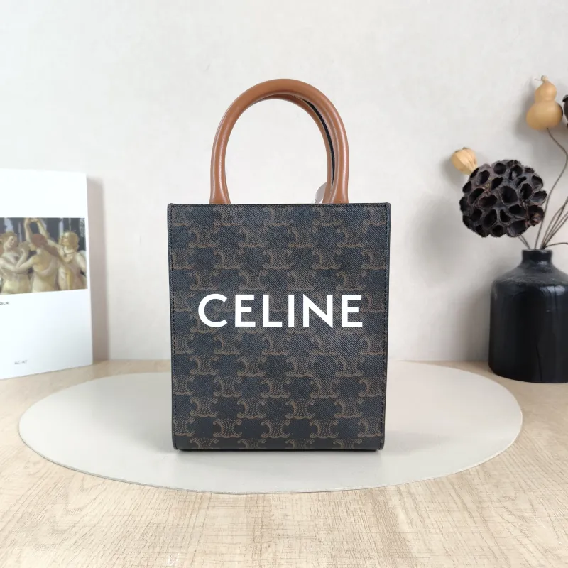 CELINE Crossbody Bag CABAS Mini Monogram PVC Mini 17 × 4 × 20.5 cm