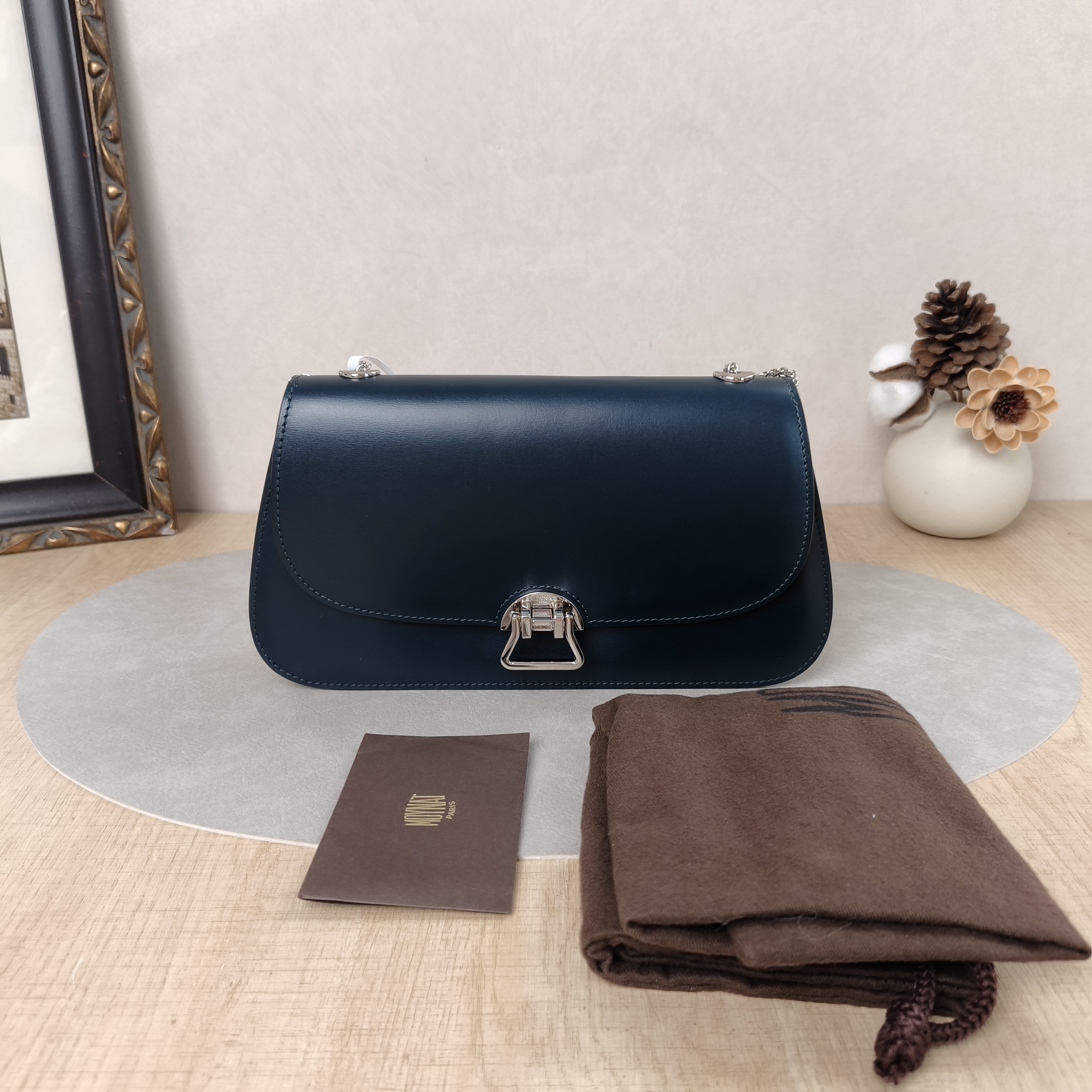 Moynat Crossbody Bag Crossbody Bag Green Calfskin One Size25 × 4 × 13 cm — cover view 5 of 6