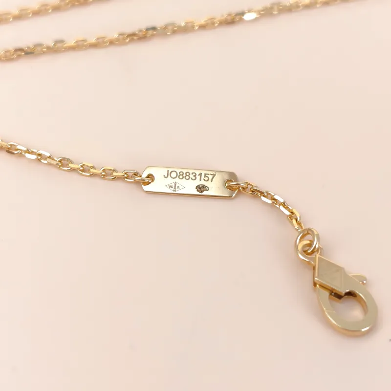 Van Cleef & Arpels Necklace Alhambra Alhambra Collection Necklace 18KY ellow Gold Vintage Small41cm — cover view 11 of 11