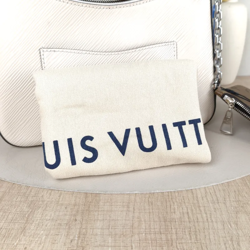 Louis Vuitton Crossbody Bag MARELLE White Epi Embossed Calfskin Small 25 × 8 × 15 cm — detail view 9 of 16