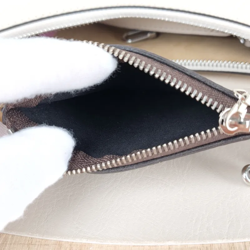 Louis Vuitton Crossbody Bag MARELLE White Epi Embossed Calfskin Small 25 × 8 × 15 cm — detail view 14 of 16