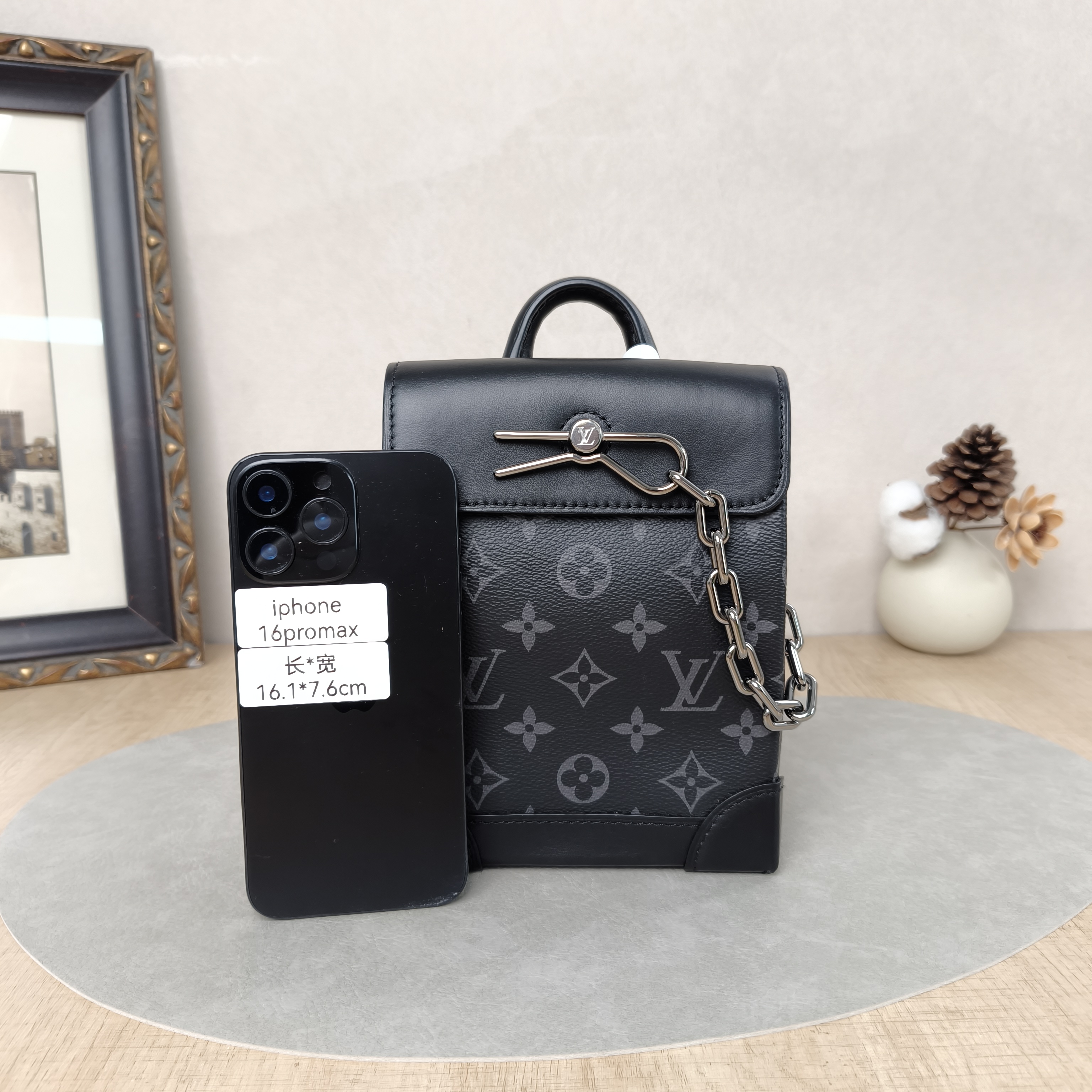 Louis Vuitton Crossbody Bag Nano Steamer Shoulder Bag Monogram PV Cnano15 × 7 × 18 cm — cover view 5 of 6