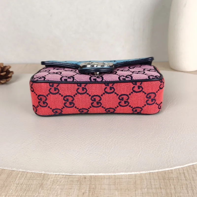 GUCCI Crossbody Bag GG Marmont Mini Marmont Mini Canvasmini16.5 × 4.5 × 9.5 cm — cover view 5 of 5