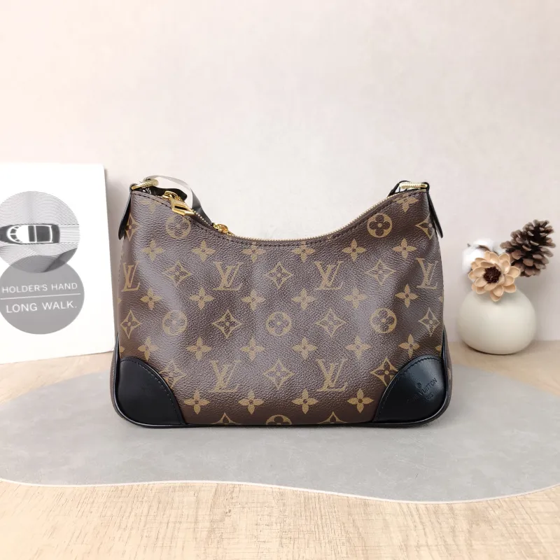 Louis Vuitton Crossbody Bag Boulogne PVC Small 26 × 9.5 × 16 cm