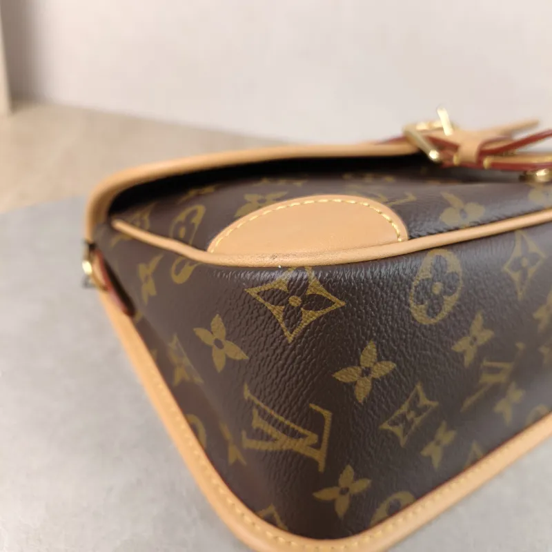 Louis Vuitton Crossbody Bag Diane Baguette Bag Shoulder Strap PVC Small 24 × 9 × 15 cm — detail view 6 of 14