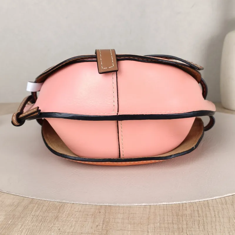LOEWE Crossbody Bag Gate Colorblock Calfskin Medium 25 × 11.5 × 19 cm — cover view 3 of 5