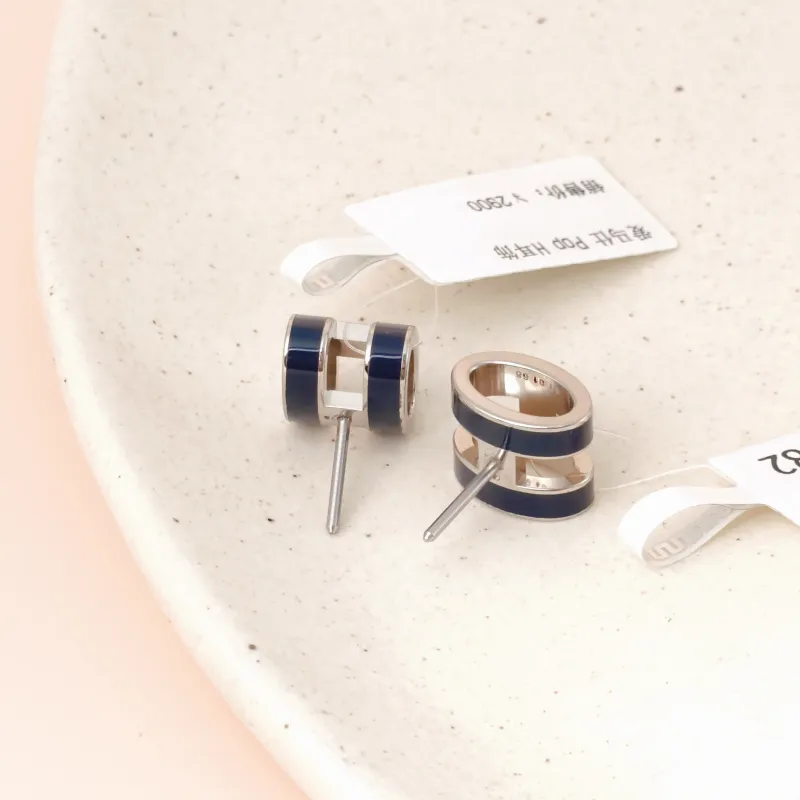 Hermès Earrings Pop HE arrings Blue Large — cover view 2 of 6