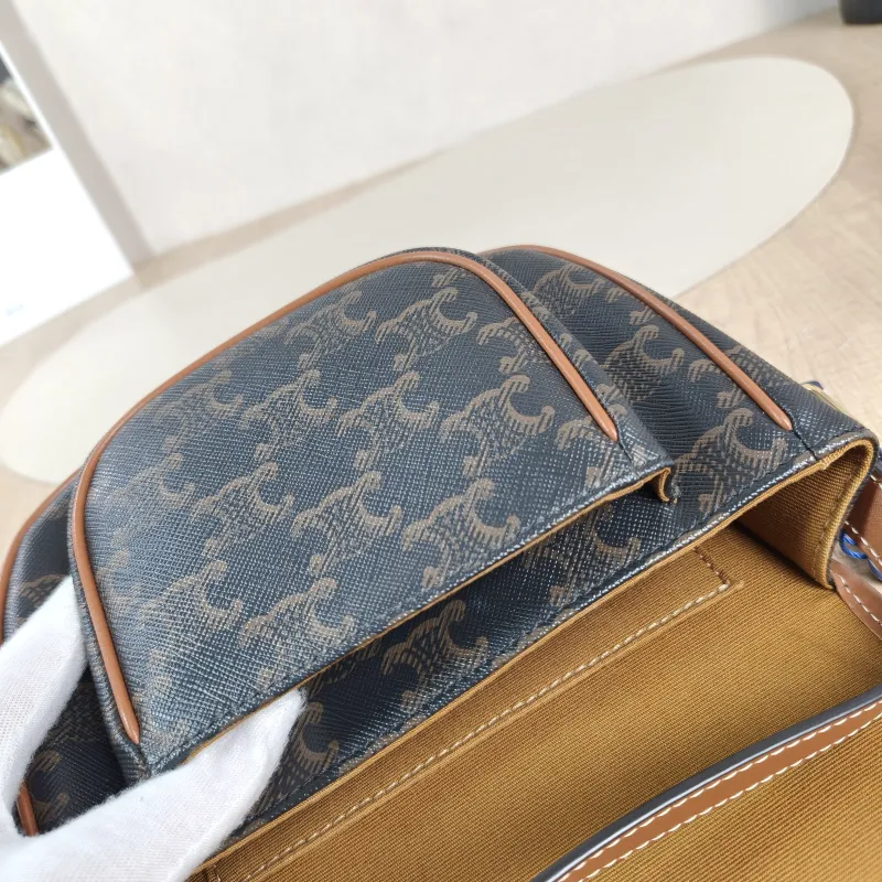 CELINE Crossbody Bag FOLCO Monogram PVC Medium 18.5 × 8 × 17 cm — detail view 1 of 13