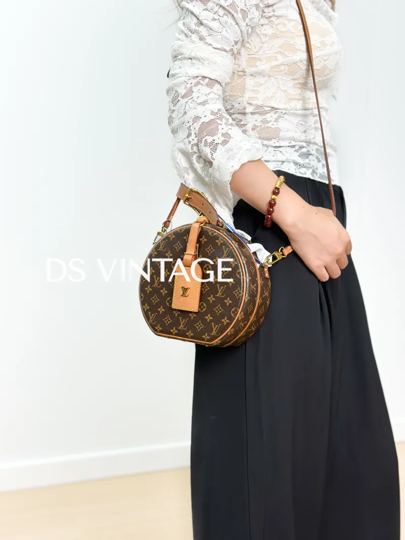 Louis Vuitton Crossbody Bag PETITE BOITE CHAPEAU Monogram PV Cmini17.5 × 7.5 × 16.5 cm — on-model view 1 of 4