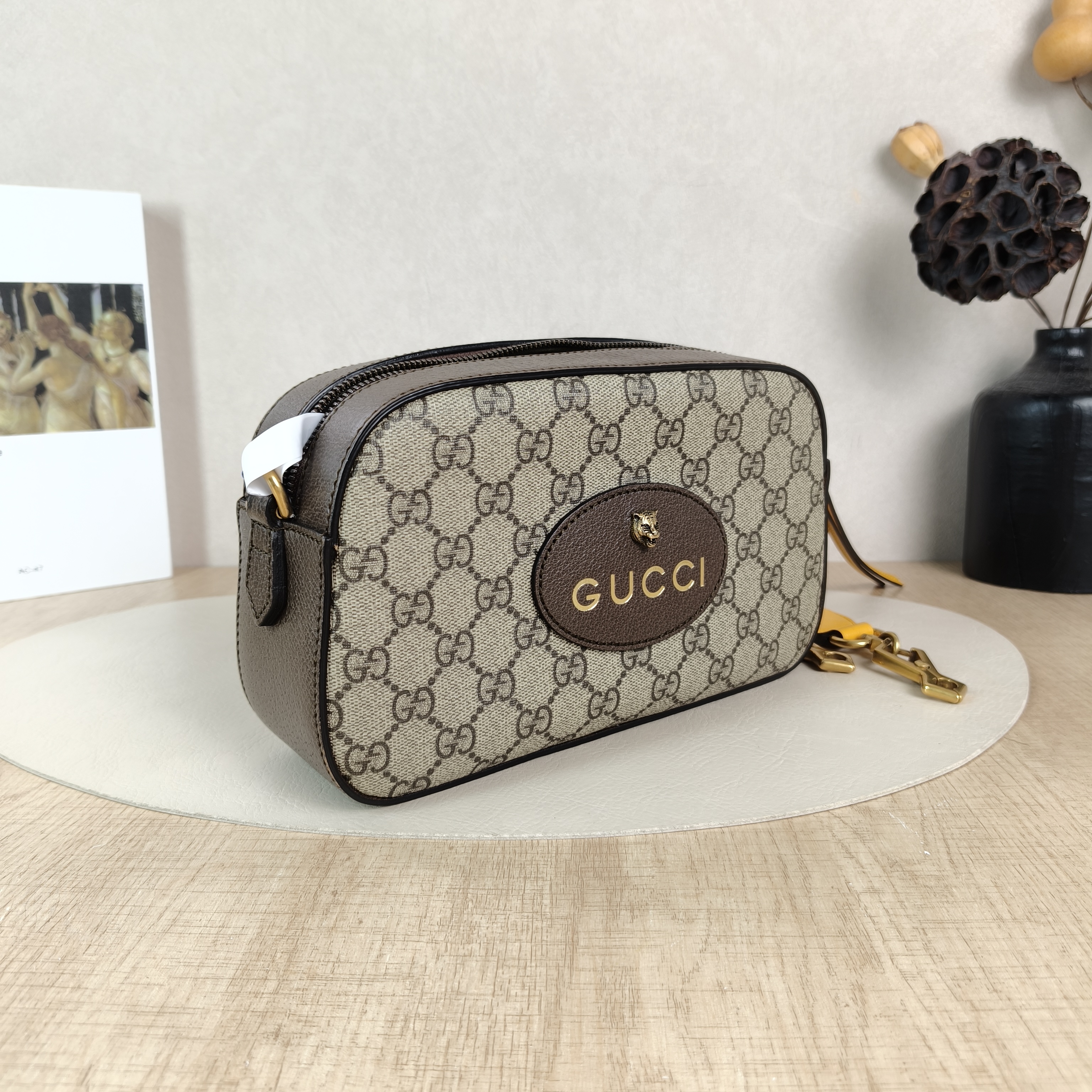 GUCCI Crossbody Bag Neo Vintage Camera Bag Monogram PVC Medium24 × 7 × 14.5 cm — cover view 2 of 6