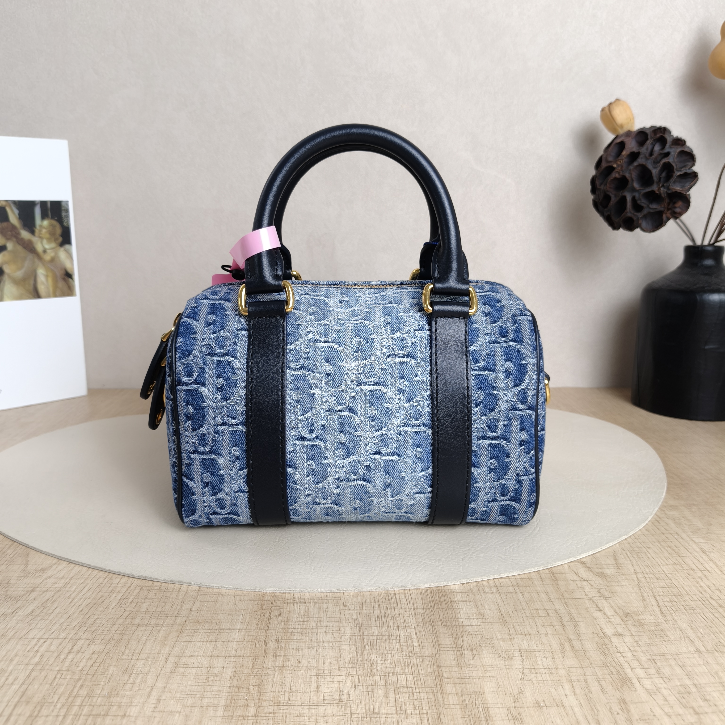 DIOR Crossbody Bag Groove 20 Top Handle Bag Blue Small20.5 × 12 × 13.5 cm — cover view 2 of 4