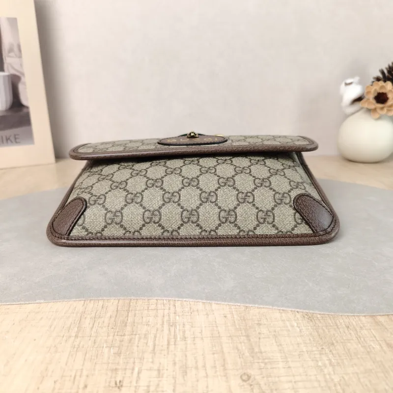 GUCCI Crossbody Bag Neo Vintage Belt Bag Monogram PVC Medium 24 × 4 × 17 cm — cover view 5 of 6