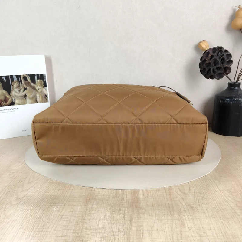 PRADA Shoulder Bag Re-Edition 1995 Brown Nylon One Size 36 × 11 × 25 cm — cover view 3 of 6