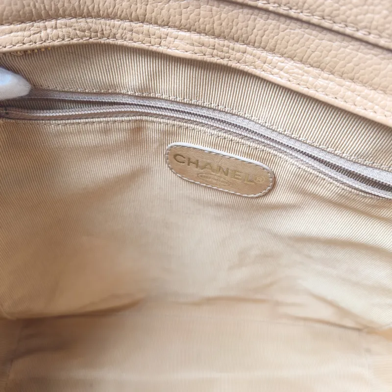 Chanel Shoulder Bag tote Brown Calfskin One Size27 × 8 × 26 cm — detail view 3 of 13