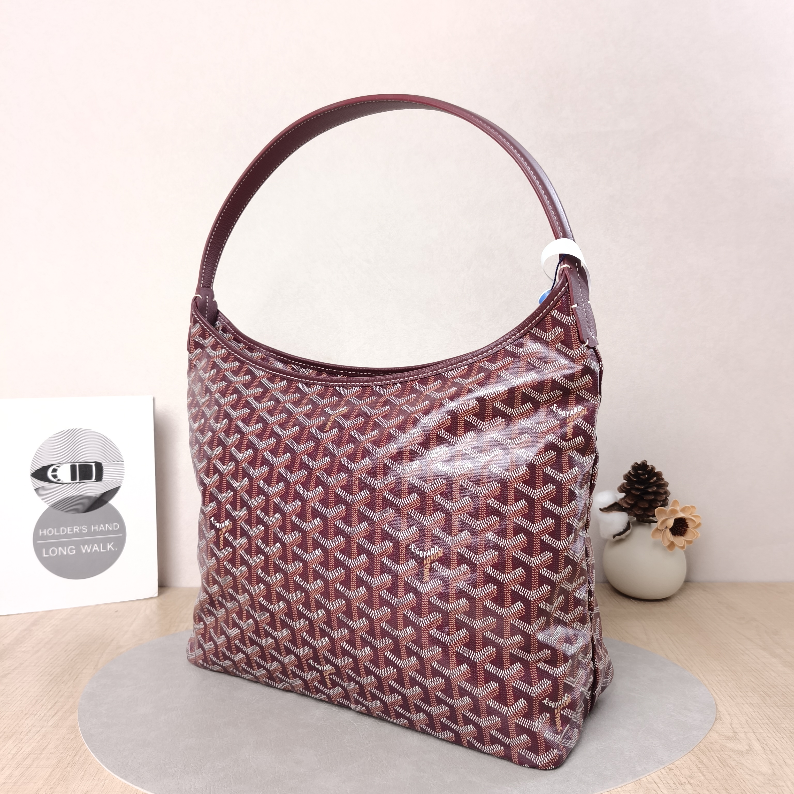 GOYARD Shoulder Bag Boheme Hobo Red PVC Small43 × 14 × 27 cm — cover view 5 of 6