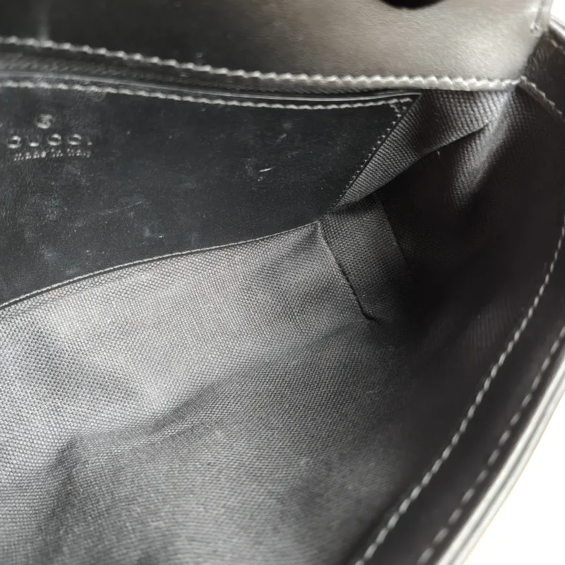 GUCCI Crossbody Bag GG Marmont Small Marmont 22 So Black Black Calfskin Small 22 × 6 × 13 cm — detail view 5 of 10