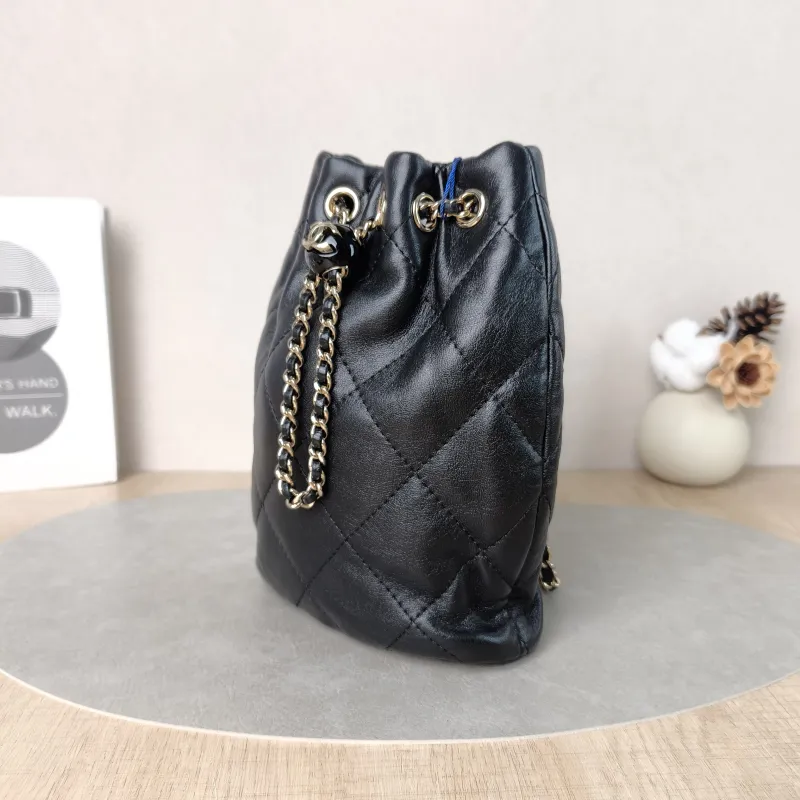 Chanel Backpack Backpack Black Lambskin One Size17 × 7.5 × 22 cm — cover view 6 of 6