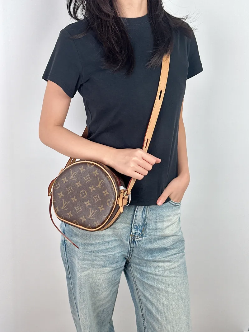 Louis Vuitton Crossbody Bag BOITE CHAPEAU SOUPLE Monogram PVC Small 17 × 8 × 17 cm — on-model view 2 of 2