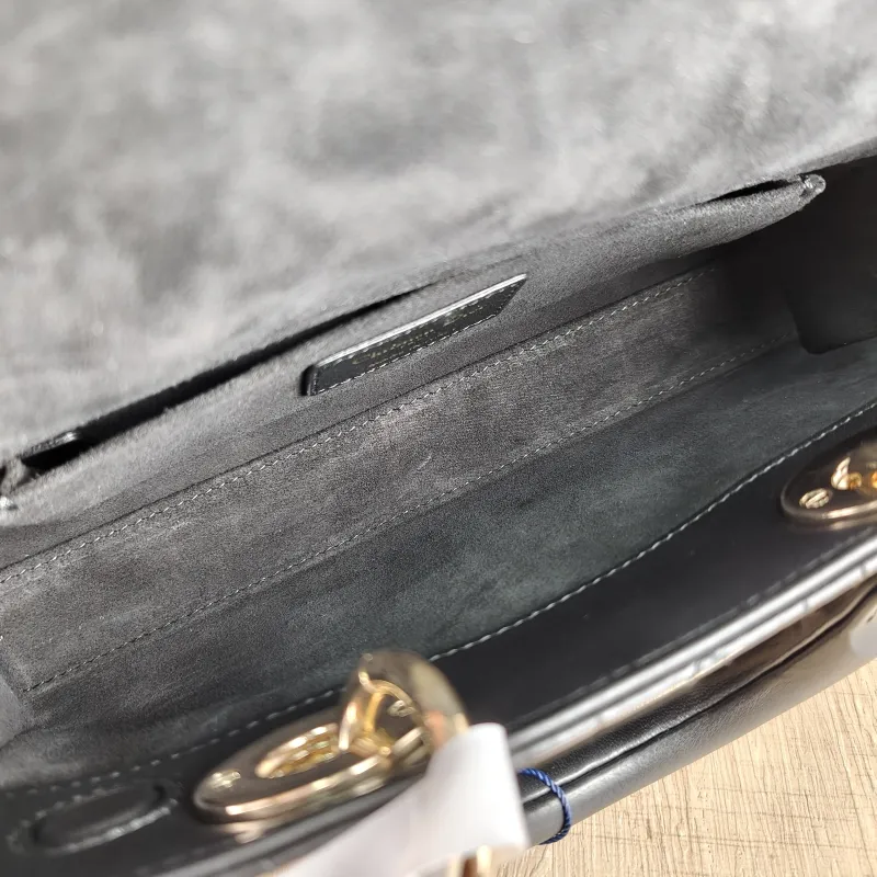 DIOR Top Handle Bag Lady D-Joy Black Lambskin Small 22 × 6 × 11 cm — detail view 7 of 10