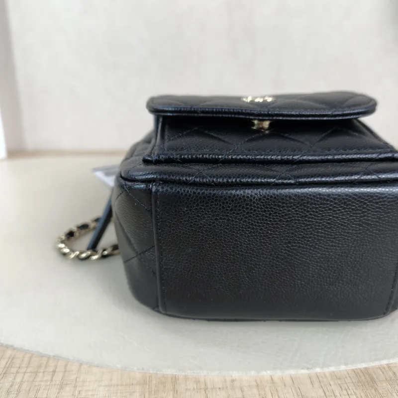 Chanel Backpack mini Backpack Collection Black Grained Calfskin One Size13 × 9 × 18 cm — detail view 10 of 13