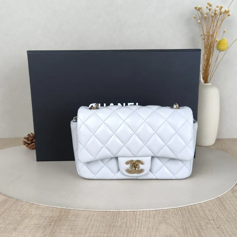 Chanel Crossbody Bag Classic Flap Large Mini CF Mini Collection Crossbody Bag Lambskinmini18 × 5 × 12 cm — cover view 6 of 6